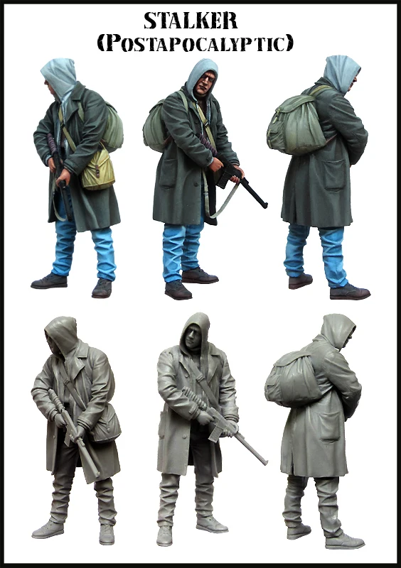 

1/35 Scale Die-cast Resin White Model World War II Resin Model Modern Soldiers Need To Manually Color The Model Free Shipping