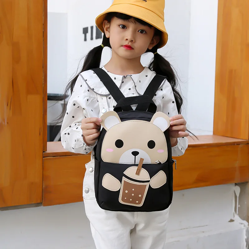 Cartoon Fashion Bear Children's Book Bag Kindergarten Children Backpack Tide Boy Girl Travel Backpack Oxford Book Bags