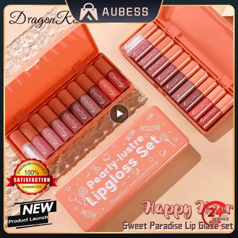 

Lip Gloss Small Size Whitening Make Up Cosmetic Lip Glaze Lips Glaze Set Lips Makeup Rapid Film-forming Non Stick Cup Lipstick