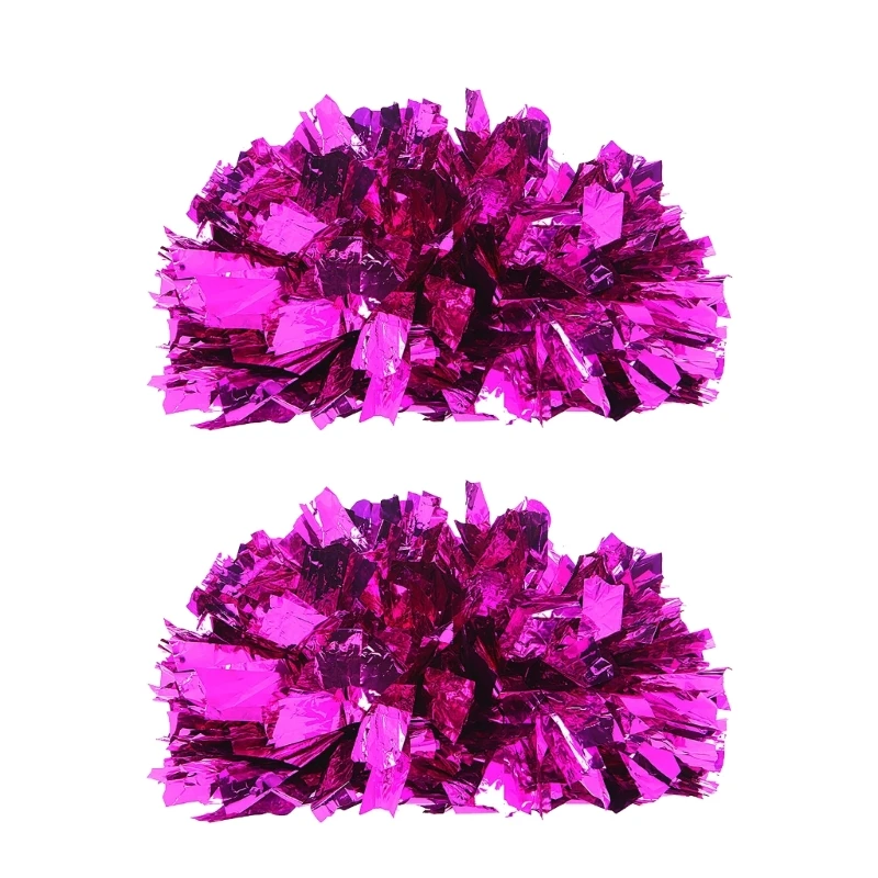 Более пушистые помпоны для черлидинга пластиковые ручные с кольцами