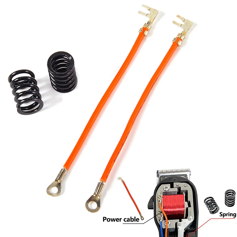 1PC Electric Hair Clipper Accessory Assembly Motherboard Circuit Board Spring Power Cord For 8466
