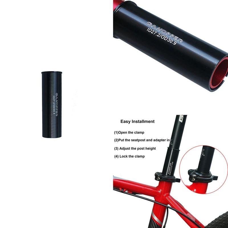 

GANOPPER Bicycle Seatpost Sleeve Road Bike Seat Post Shim Post Tube Adapter