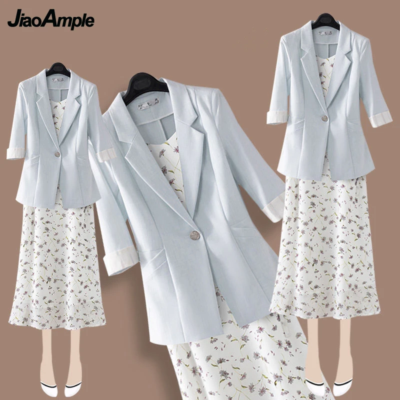 Женский офисный комплект из двух предметов элегантное шифоновое платье без