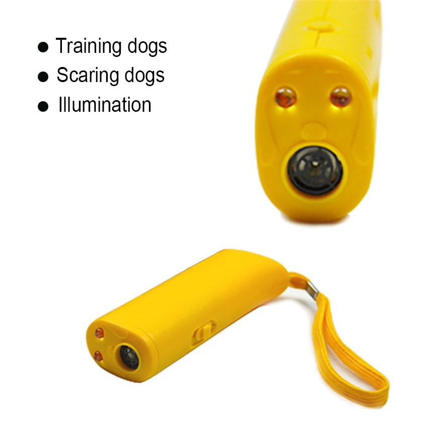 

3 Dog Control Training Dogs Trainer Device Light In Anti-barking Repeller Device Stop Training Deterrents 1 Pet Bark Ultrasound