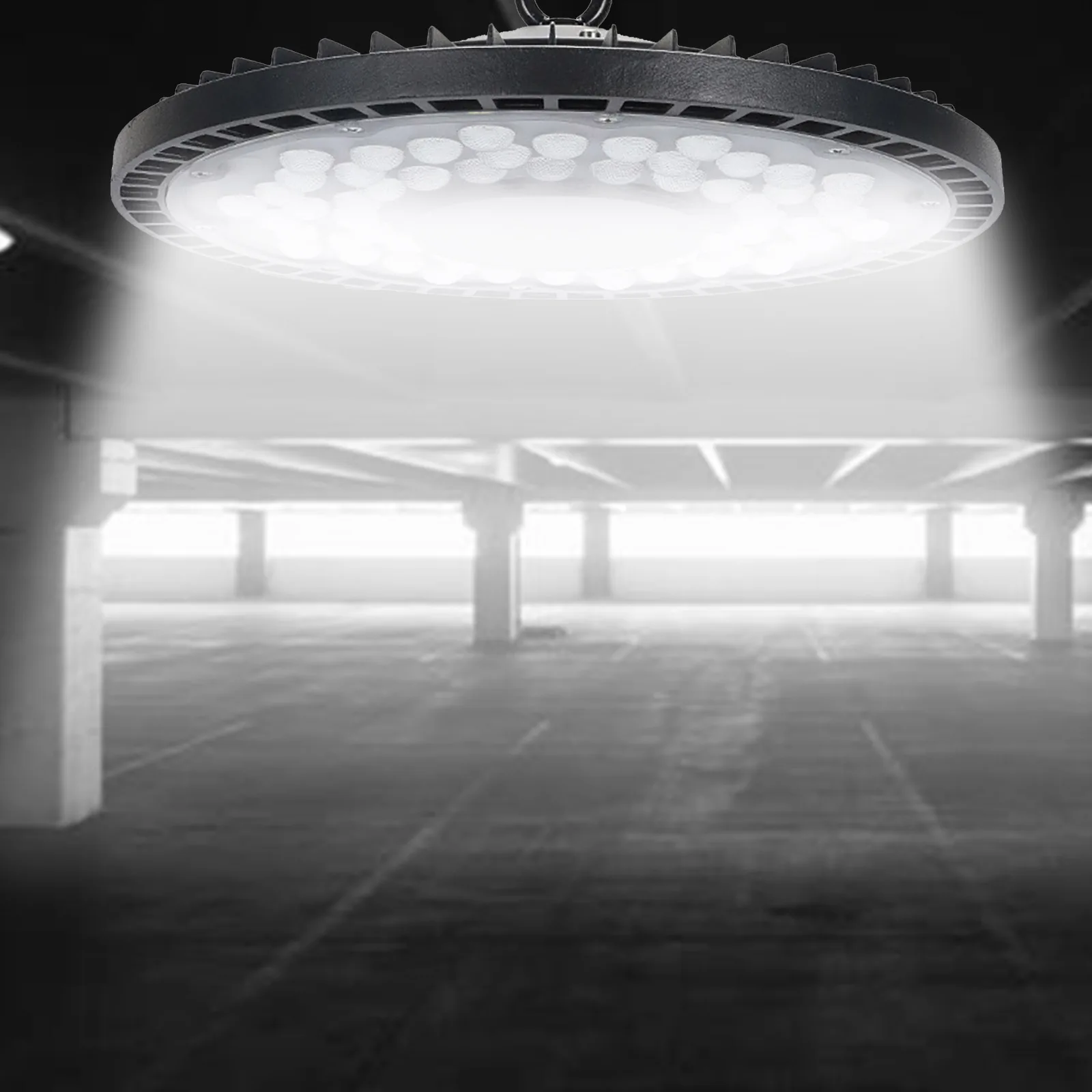

Led Mining Light Ufo Industrial Lighting100W 150W 200W Die-Casting Red Aluminum Fin Factory Warehouse Cold Storage Lights