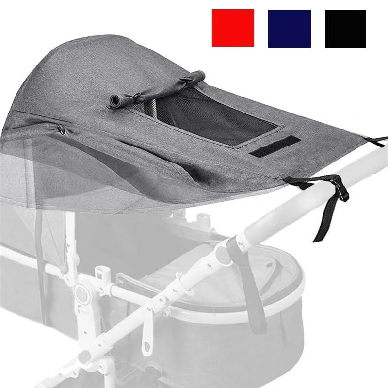 

Stroller Sun Shade Baby Stroller Accessories Universal Waterproof Sun Protection Pram Shade Cover Anti-UV Baby CarSeat Sun Visor