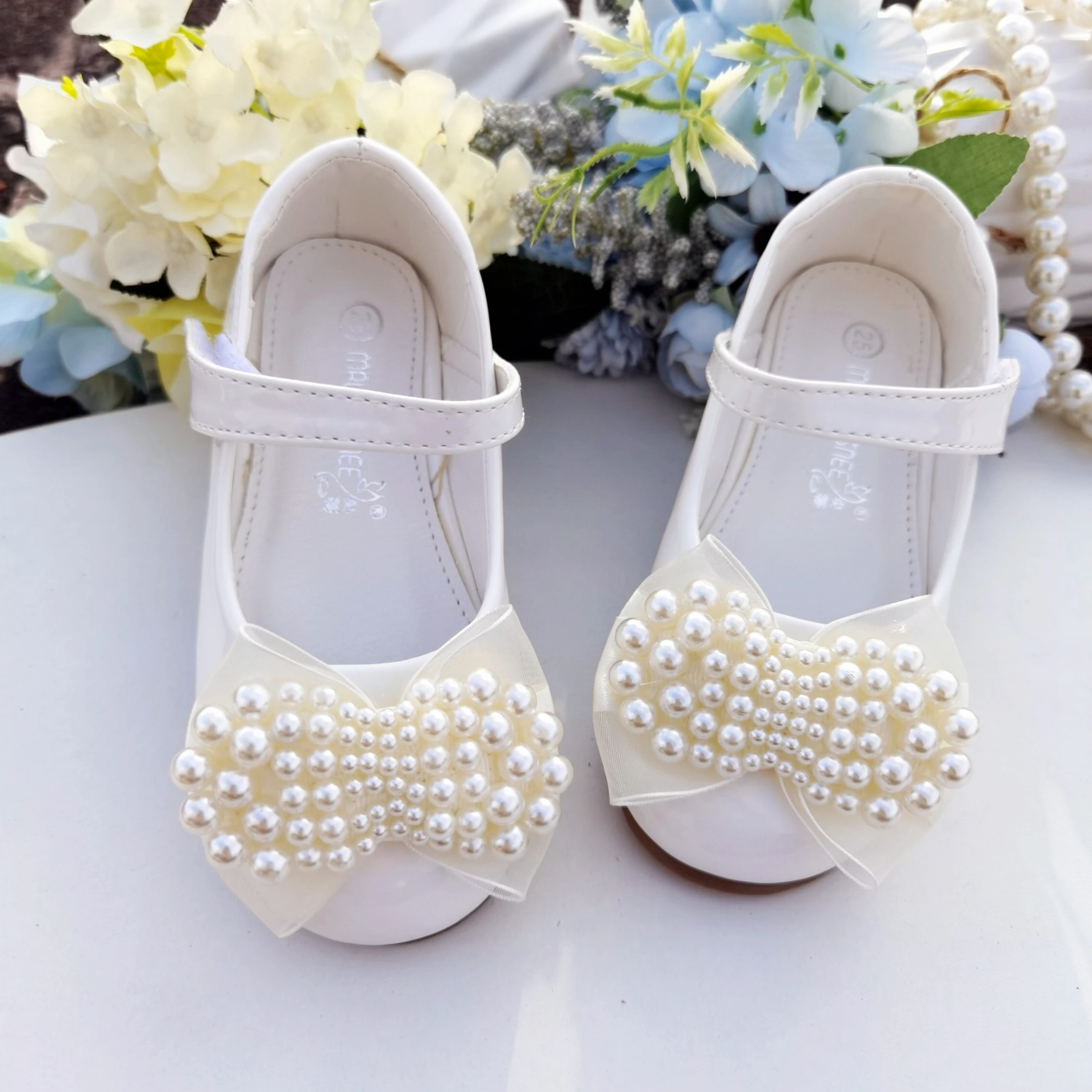 

Girls' Flats Show Shoes Flower Girl Shoes Wedding Casual / Daily Dress Shoes for 1-9 years old kids Bowknot shoes for party