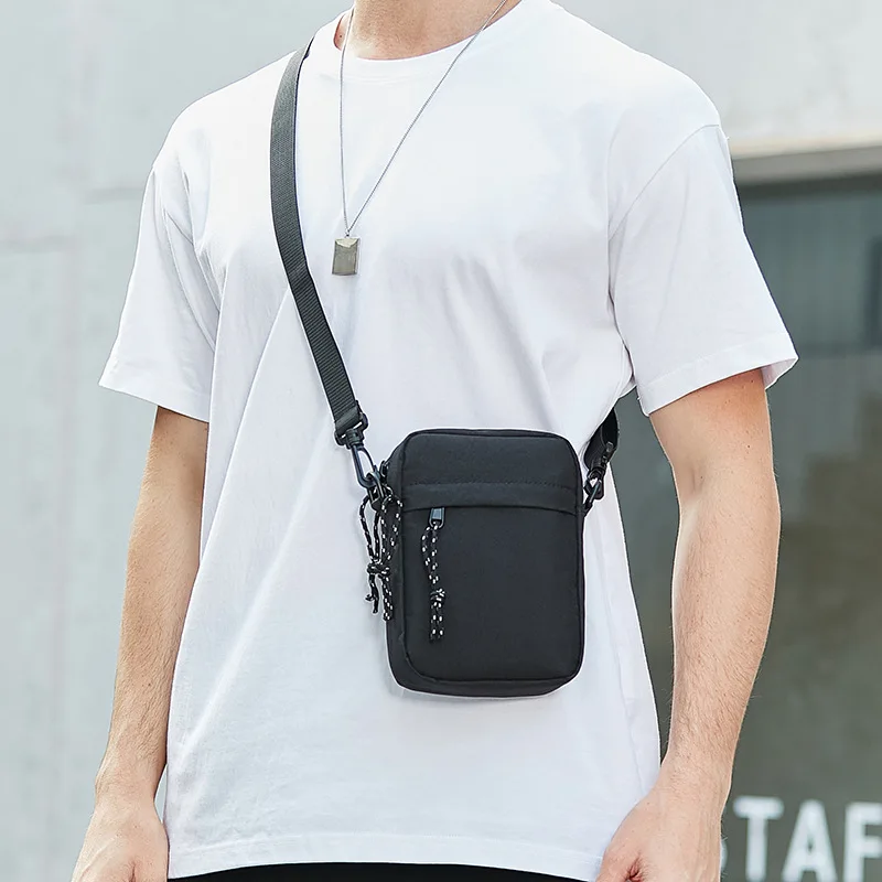 

Casual Mini Crossbody Bag Small Men's Shoulder Bag Men Diagonal Small Backpack Light Messenger Phone Bag Boy Fanny Chest Pack