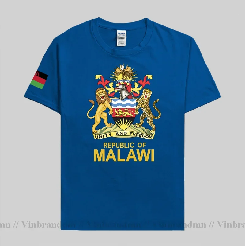 Malawi T shirt Fashion Classic Jerseys Nation Team 100% Cotton T-shirts Clothing Tees Country Sporting Nyasaland Malawian MW MWI