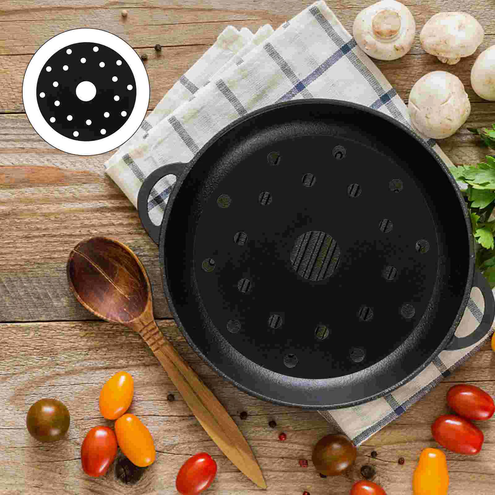 

1Pc Practical Kitchen Heat-conduction Sheet for Pot Kitchen Gadget (Black)