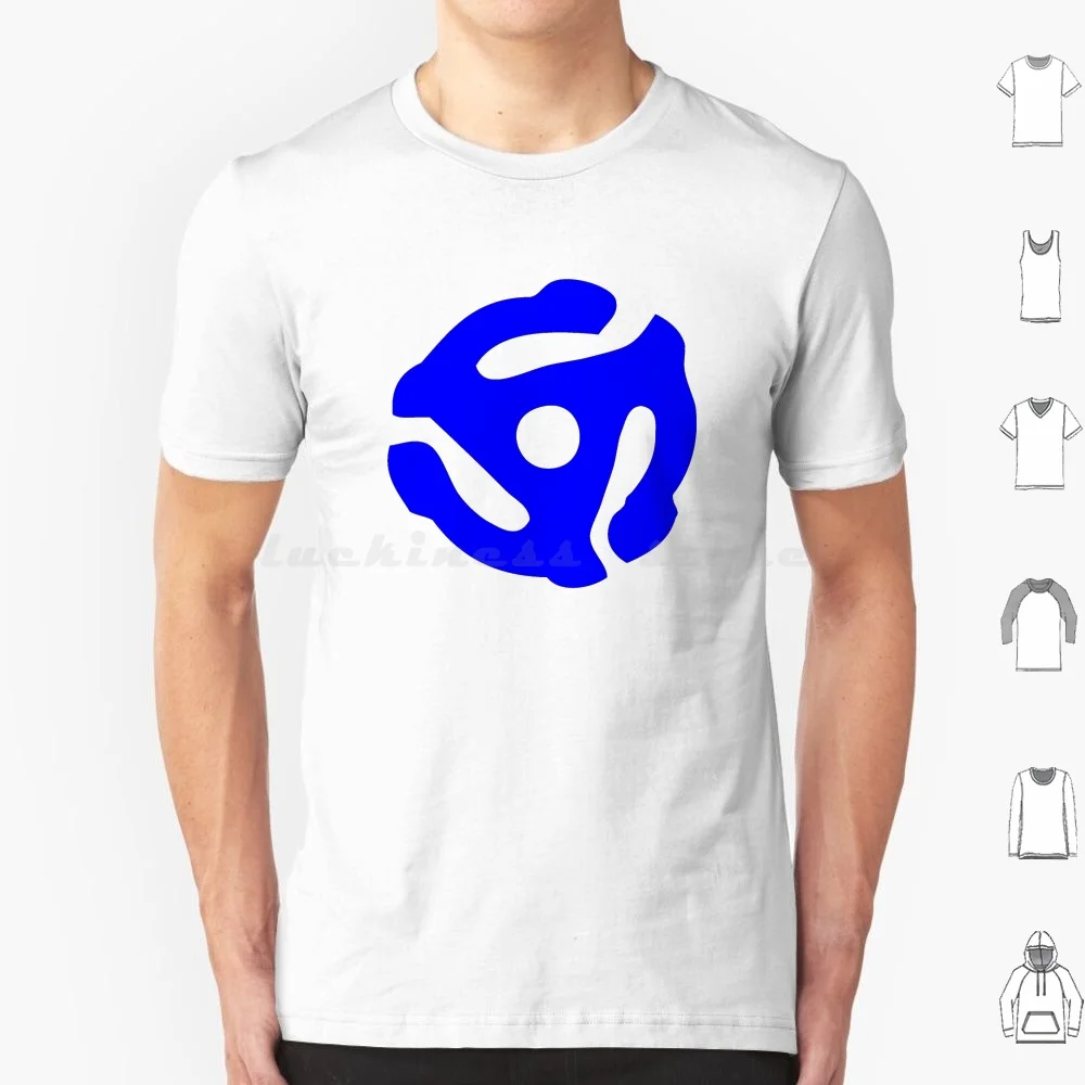 Blue 45 Rpm Vinyl Record Holder T Shirt Men Women Kids 6Xl 45 Symbol Crate Digger Hip Hop Scratch Music Dj Records Turntable