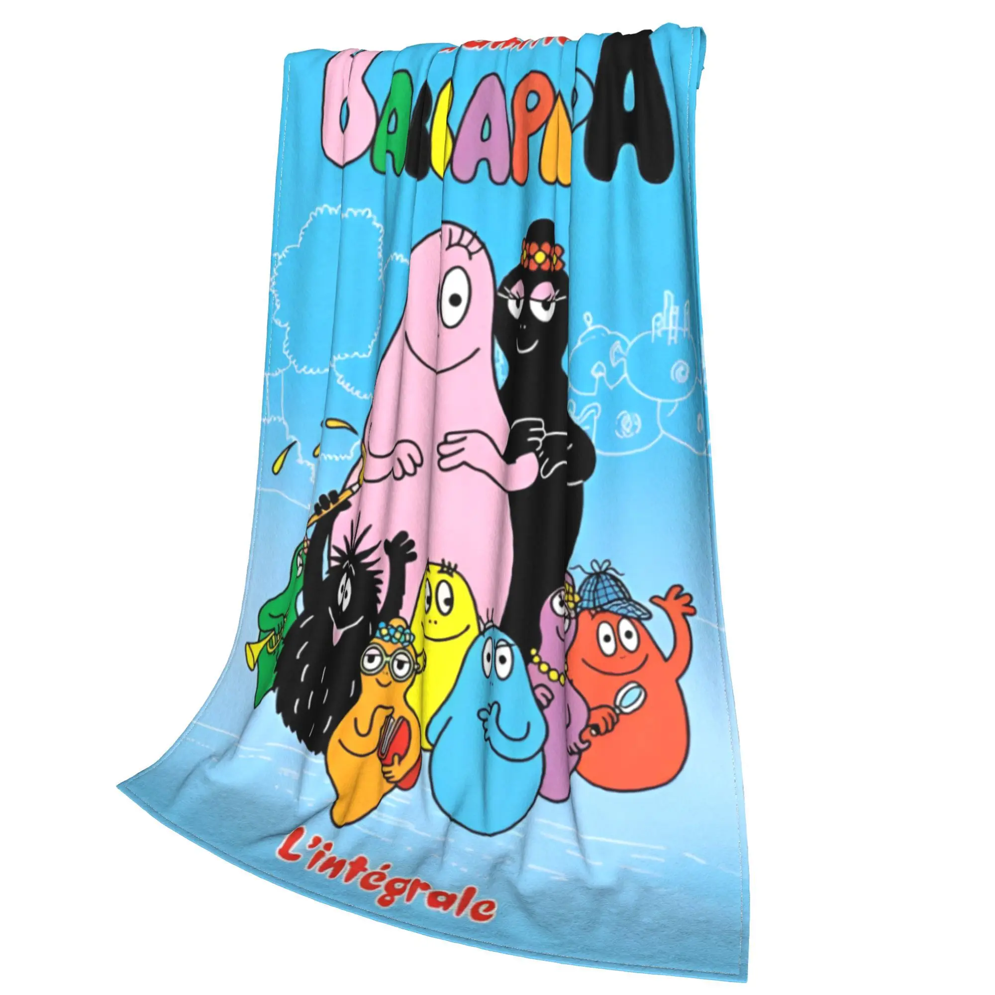 Комфортное мультяшное одеяло барбапапа постельное белье декоративные пледы и