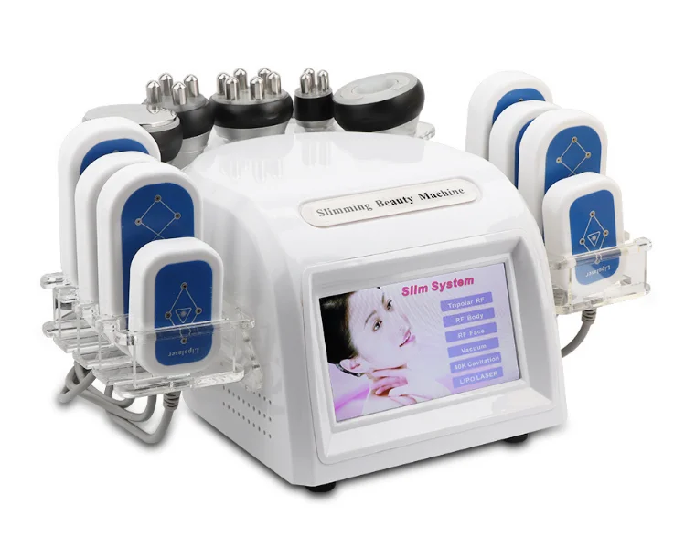 

Vaccum portable beauty equipment 40k lipo laser cavitation ultrasonic slimming tightening machine