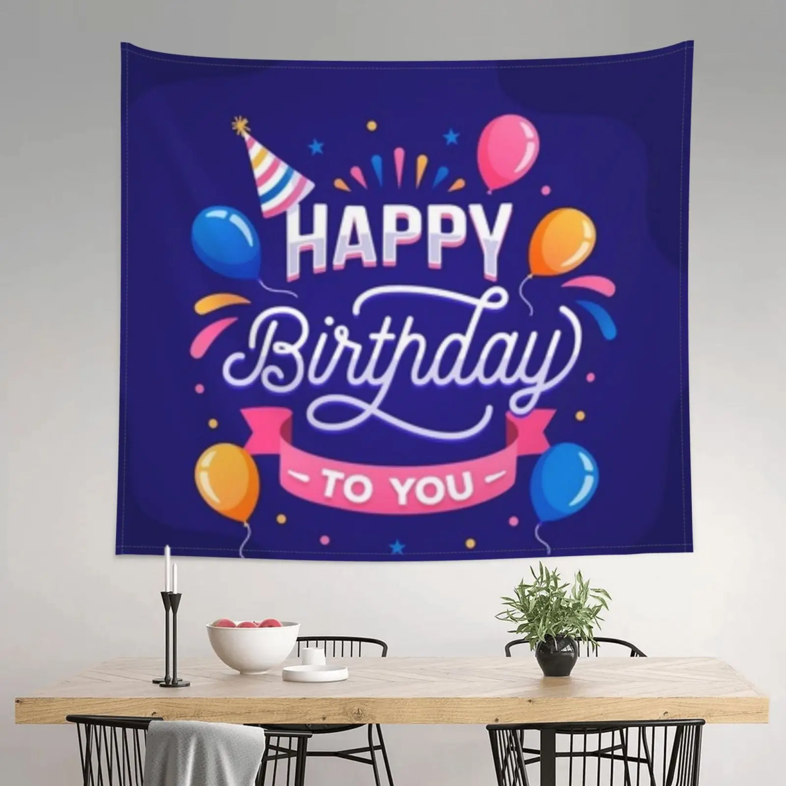 

Украшение для дня рождения, 60x51 дюймов