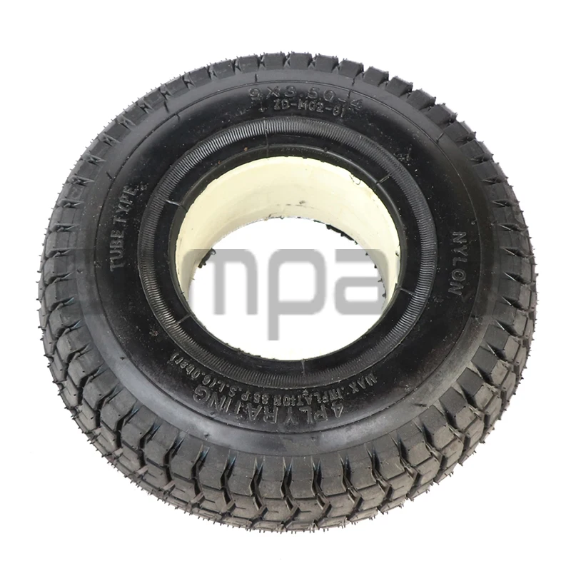 9x3.50-4 Твердая шина 9 дюймов с наполнителем из пены для газона Тракторная резина для гольф-кара ATV Карманная мотоциклетная картинговая мобильность скутер на.