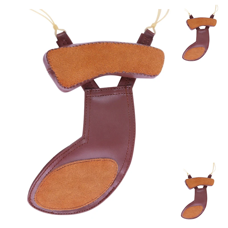 

Violin Shoulder Rest Leather Chinrest Pad Padded Violin Chin Shoulder Violin Accessories