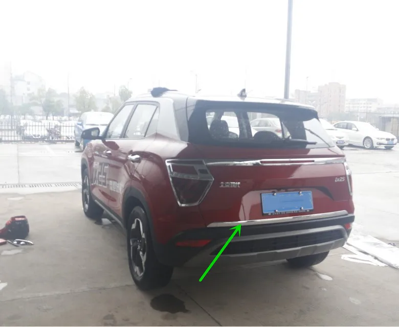 

For Hyundai creta IX25 2020 body side moldings Rear Trunk Lid Cover Trim Car Door Handle Cover Cup Bowl Trim Light trim ix
