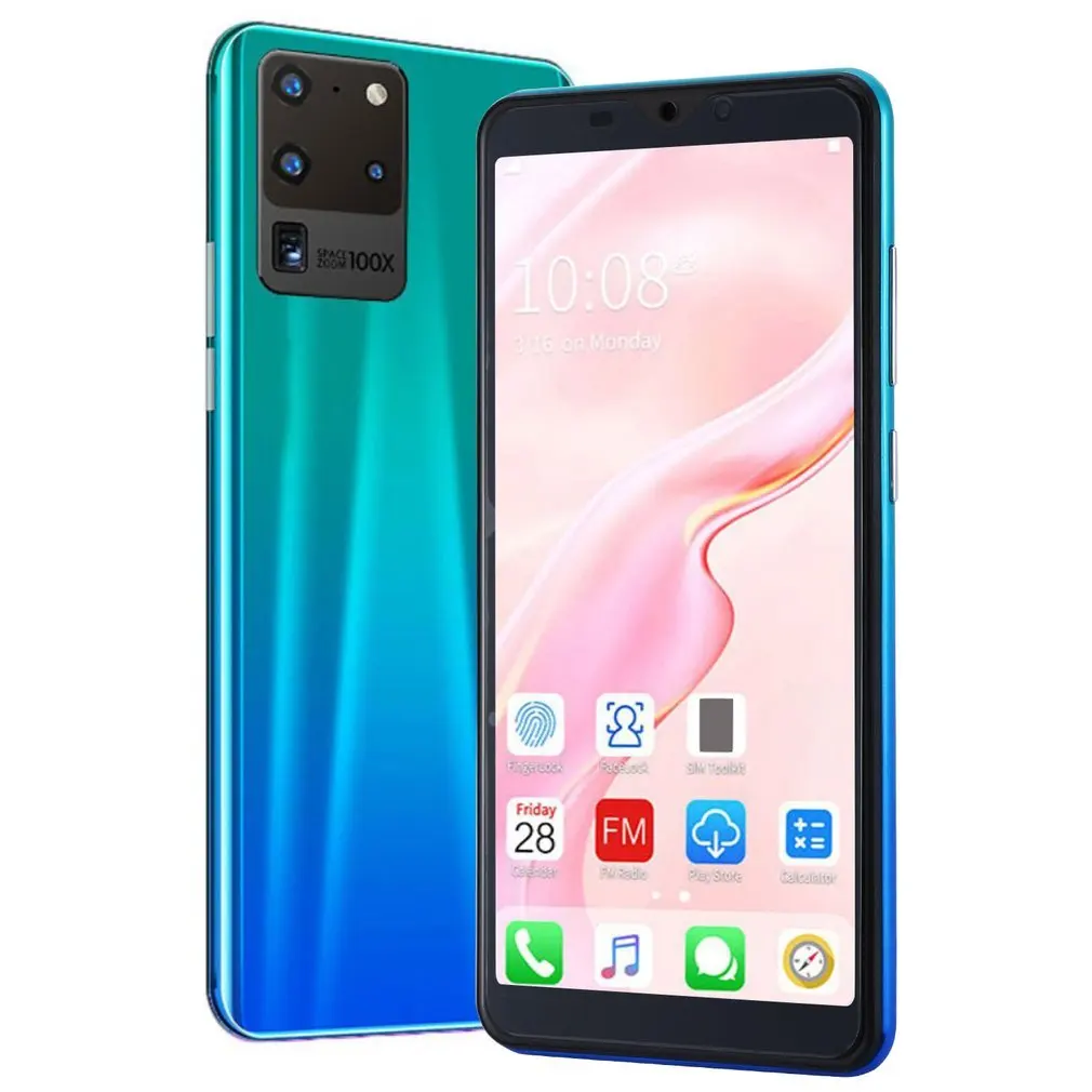

Смартфон S20 Pro 5.8 Φ 512M + 4G Android, 3D стеклянная задняя крышка черного цвета с покрытием