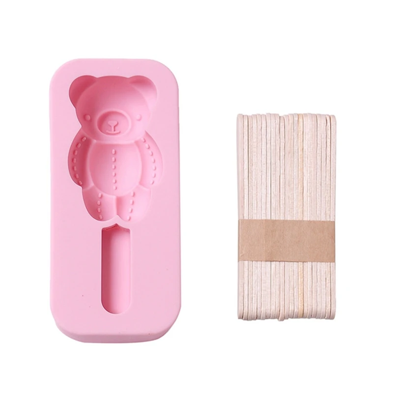 Форма для мороженого в форме кролика/медведя форма кухонные приспособления