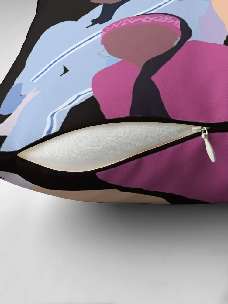 Декоративная диванная подушка в клетку для гостиной