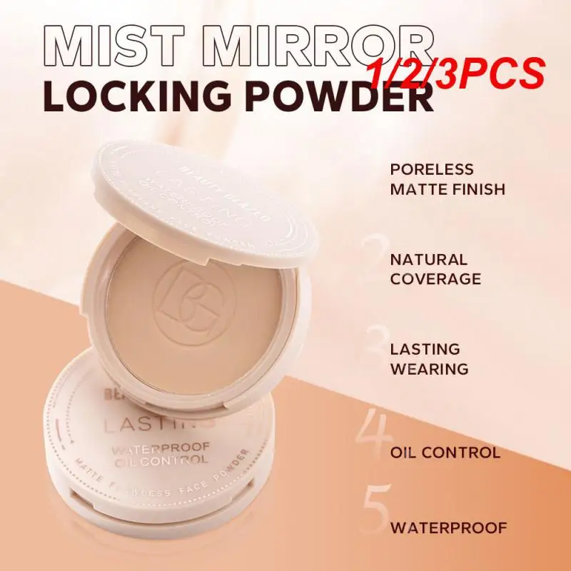 

1/2/3PCS Cosmetics Fixed Makeup Oil Control Facial Makeup Powder Make-up Concealer Powder Long-lasting Oil Control
