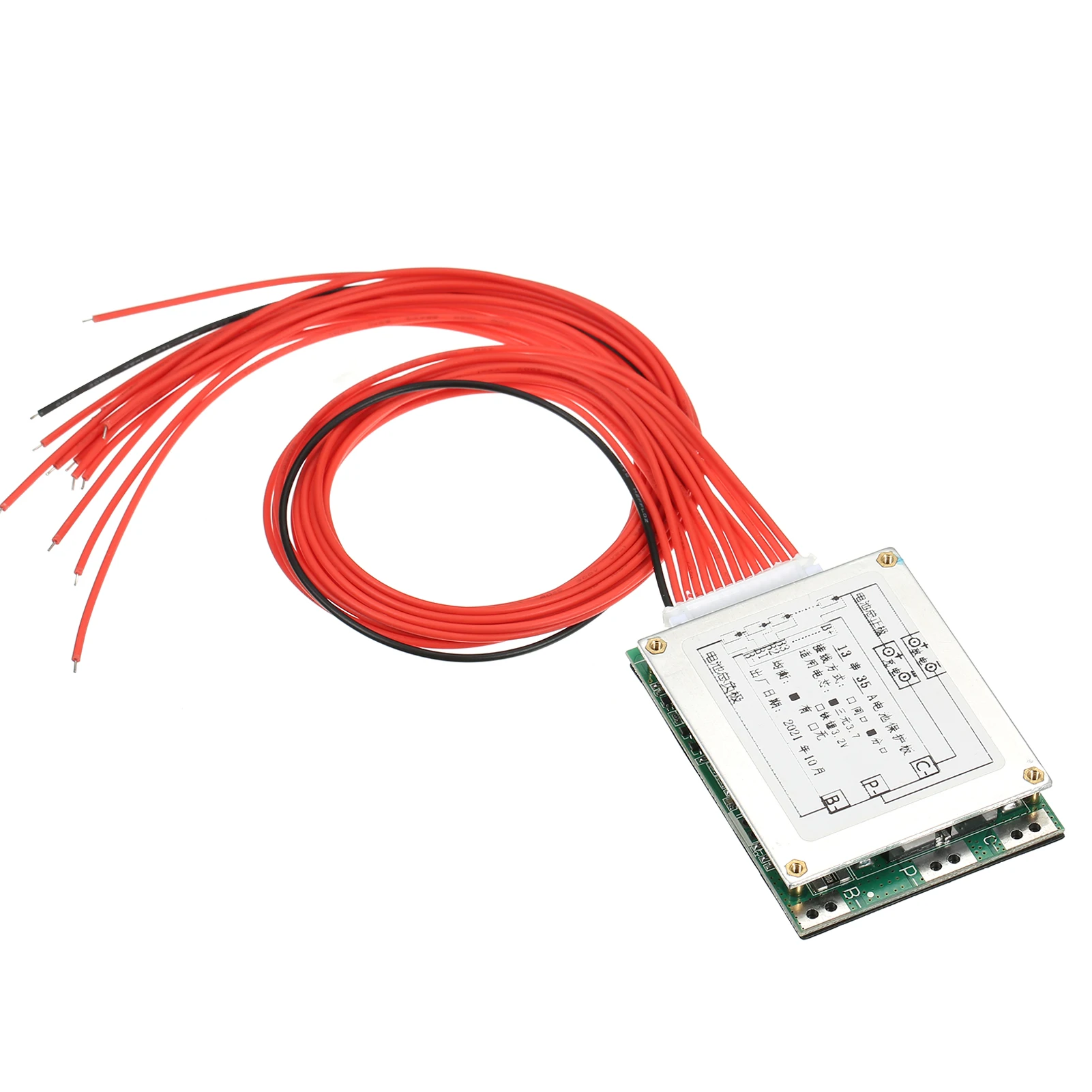 

Защитная плата 13S 35A 48 В, литиевые батареи, плата BMS/PCB/PCM, балансировочные интегральные схемы, литиевая батарея, защитная плата