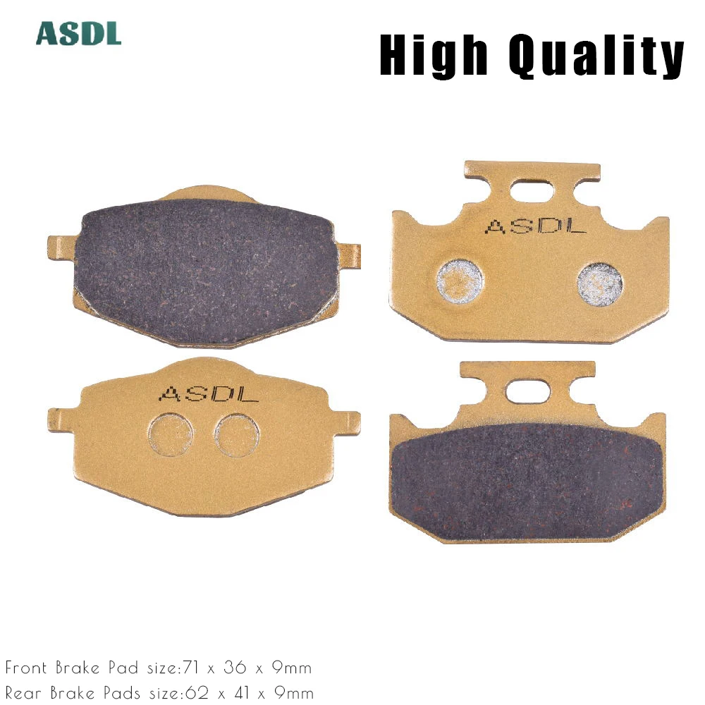 

Motorcycle Parts Front & Rear Brake Pads For YAMAHA DT125 DT125RE DT 125 RE 2005 2006 2007
