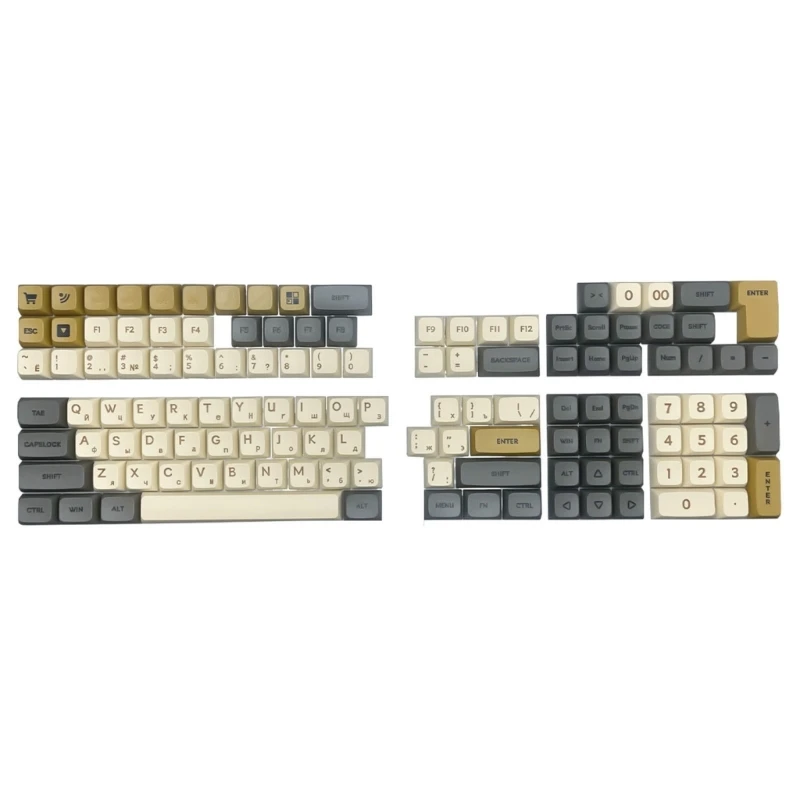 XDA Keycaps Русские колпачки для переключателей MX 68/75/87/98/104/108 Клавиатура