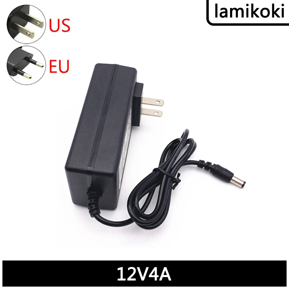 

12V 4A Set-top Box Light Cat Router Display Power Monitoring Equipment Adapter 5.5*2.1mm Line