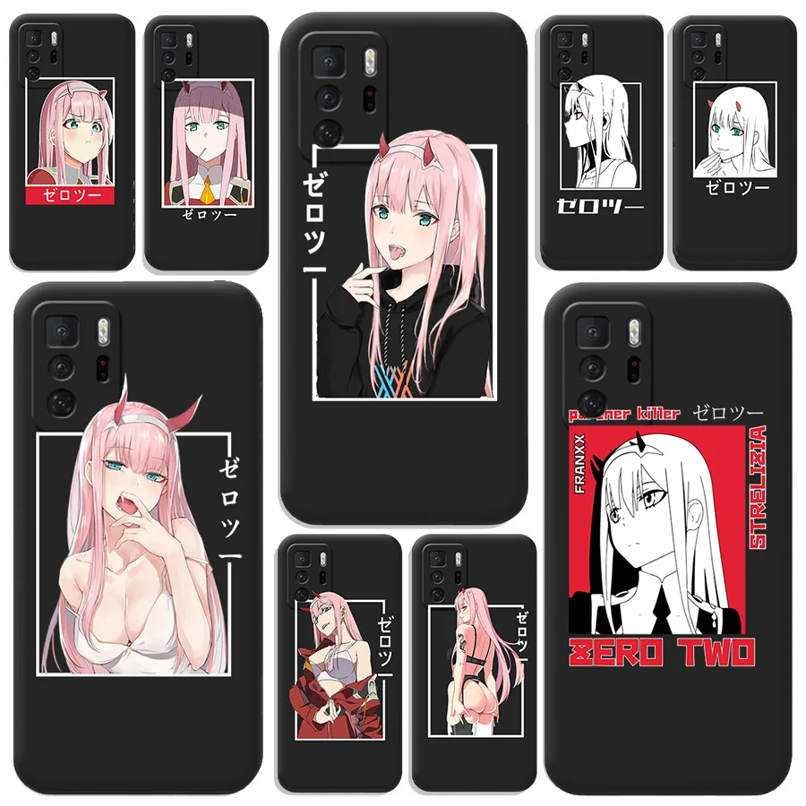 zero two phone case for poco m3 x3 pro f3 for xiaomi redmi note 10 pro 9c 9a 9 pro cartoon cover free global shipping
