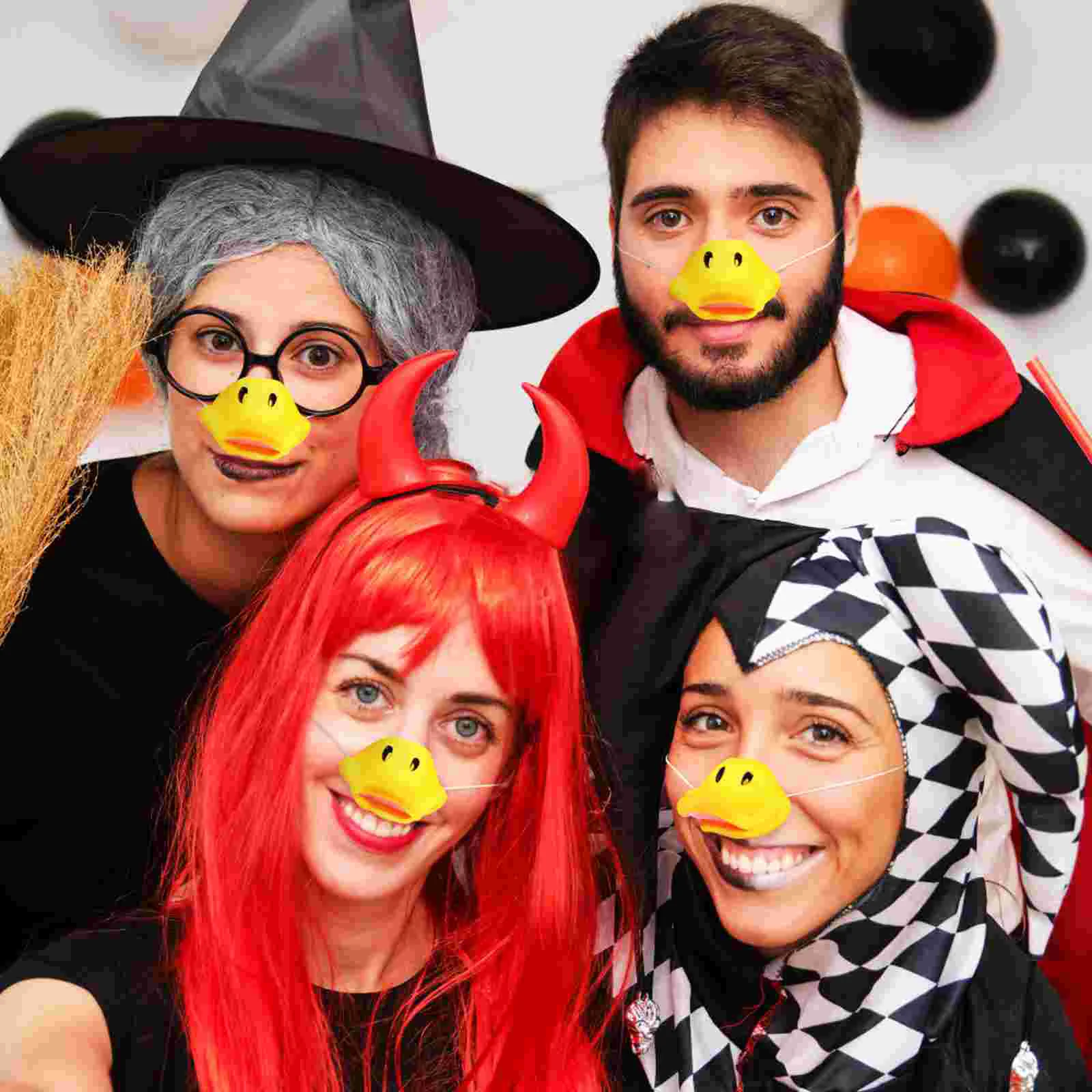 4 шт. украшения для вечеринки в виде носа и утки сменный костюм Хэллоуина реквизит