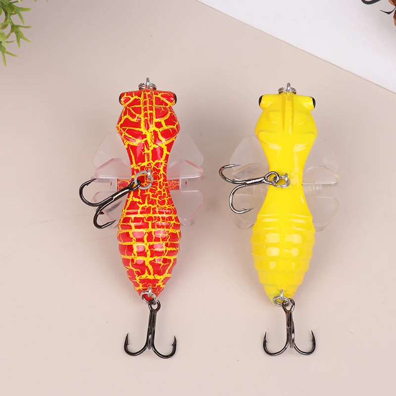 1 шт. жесткая приманка для рыбы Bionic Cicada спиннинговая рыболовная с пропеллером