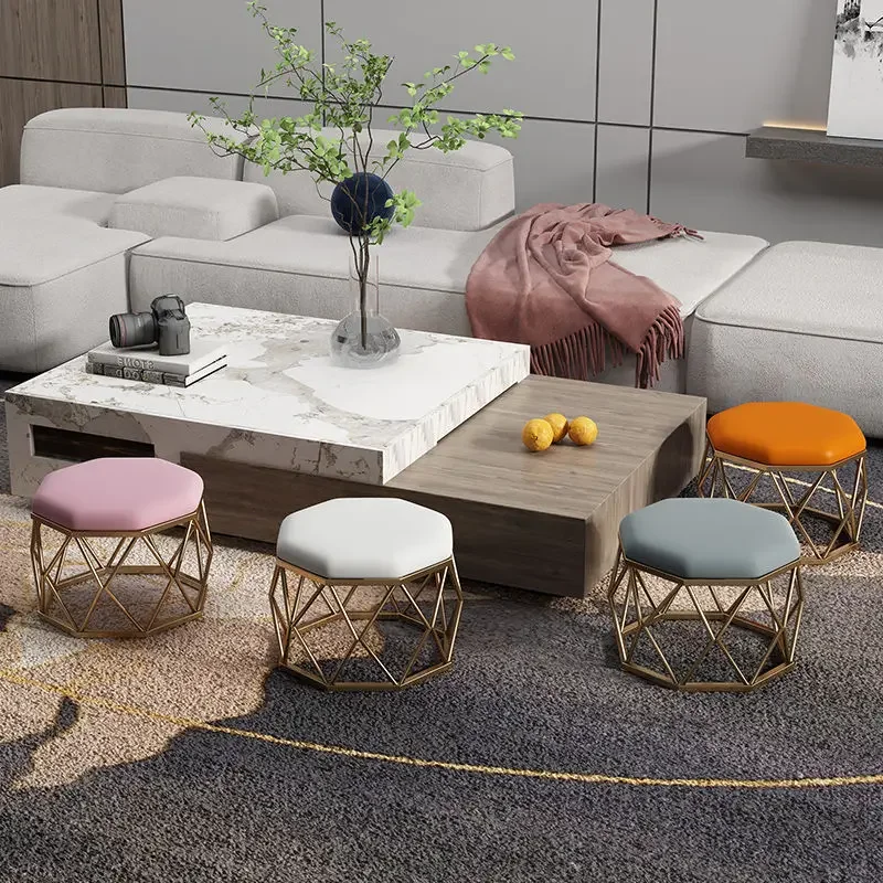 Металлические художественные маленькие табуреты низкий стул маленькая