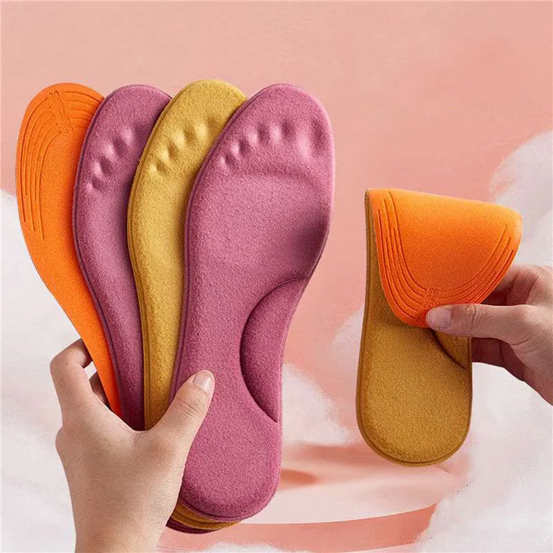 

Winter Self Heated Thermal Insoles for Feet Warm Memory Foam Arch Support Cushion for Women Sports Shoes Self-heating Shoe Pads