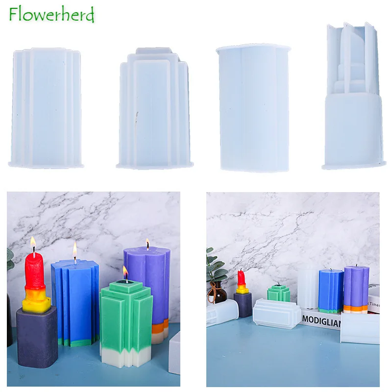 

Plum Bossom Lipstick Epoxy Resin Molds Volume Candle Silicone Mould Candle Making Supplies Handmade Soap Plaster Mold