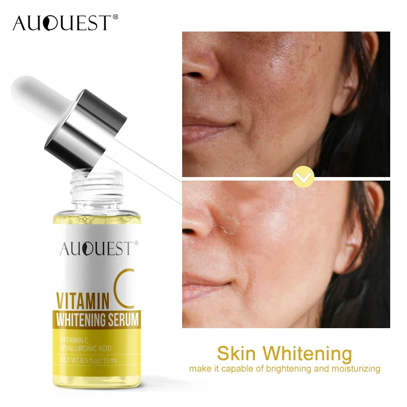 

AUQUEST Vitamin C Face Serum Whitening Remove Dark Spot Essence Anti-oxidation Improve Dullness Brighten Moisturizing Skin Care