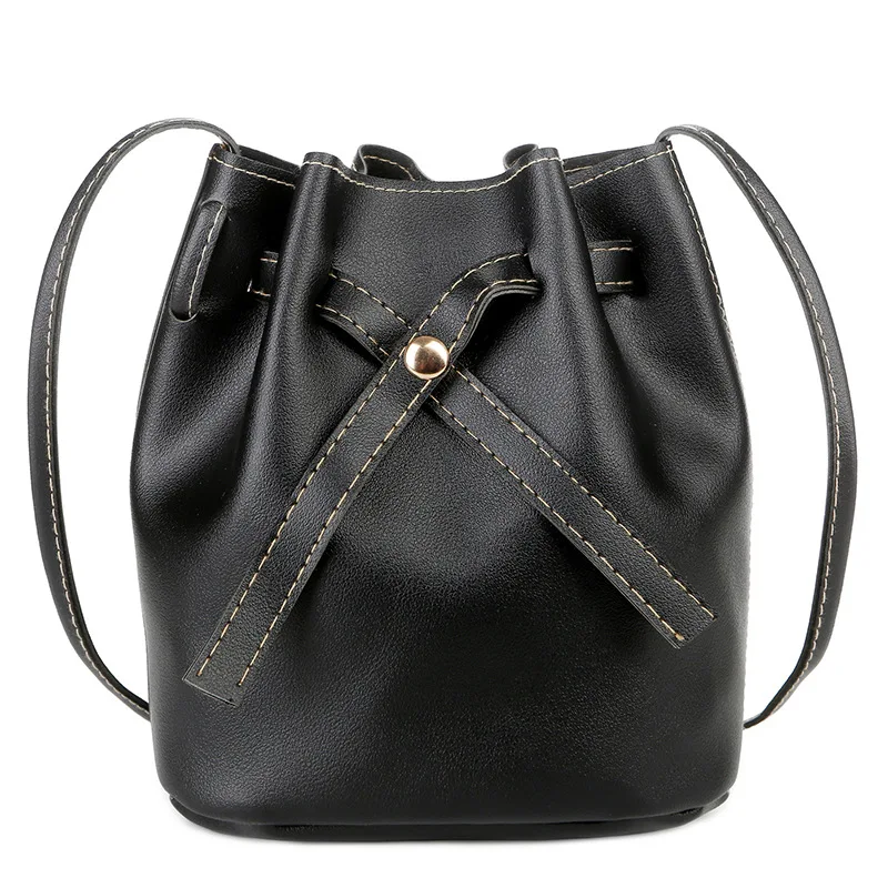 

SHIYUN New Ladies Bag 2022 Korean Version Solid Color Bucket Casual Women's Shoulder Spring and Summer