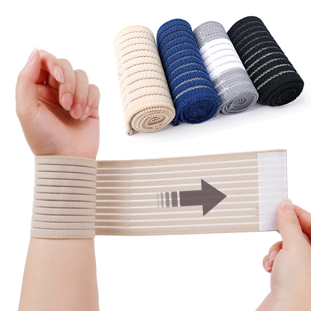 

Elastic Wristband Fitness Wrist Guards Cotton Bandages Sports Wristband Gym Brace Wraps Tapes Arthritis Wrist Support Band Belts