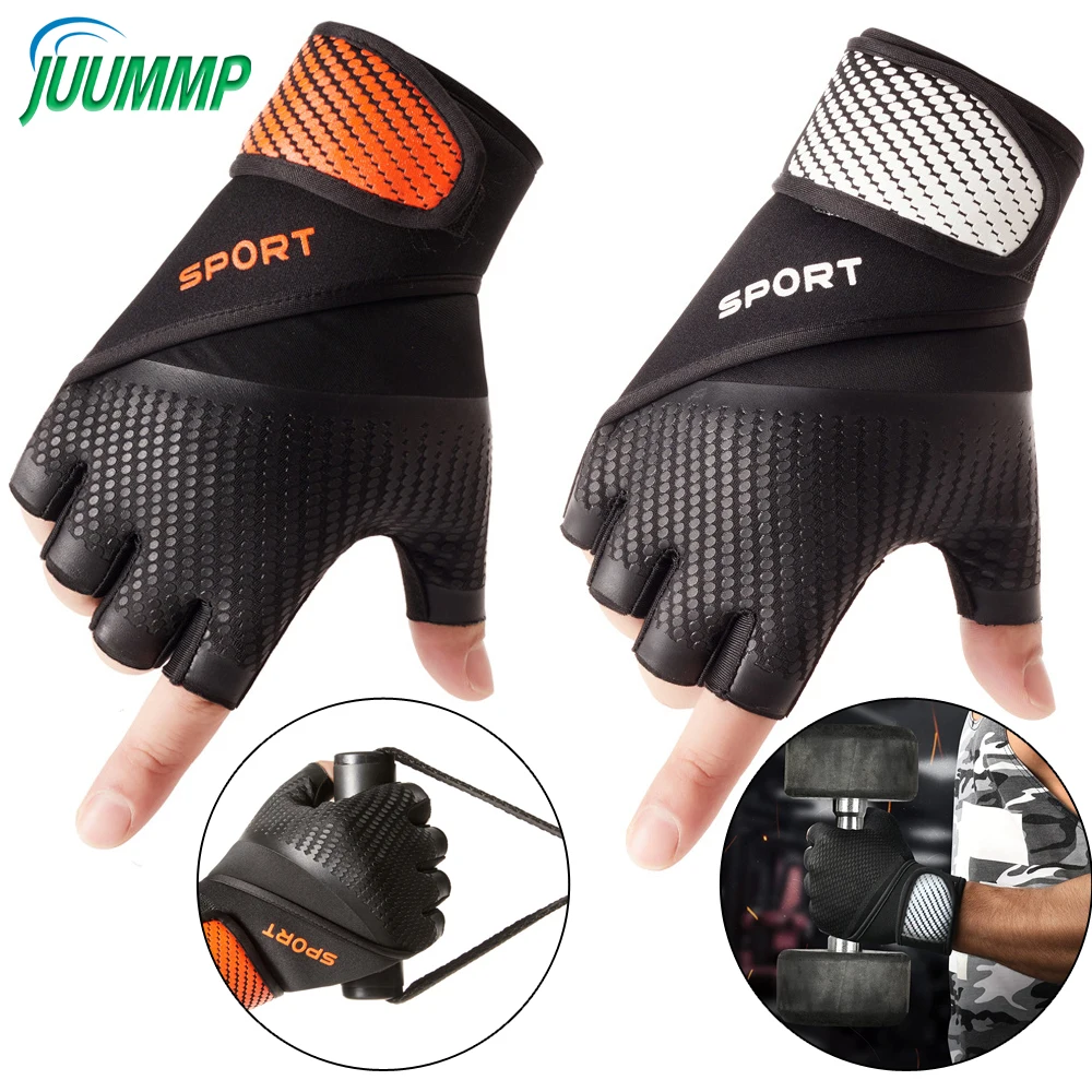 

1Pair Workout Gloves for Men and Women, Exercise Gloves for Weight Lifting, Cycling, Gym, Training, Breathable and Snug fit