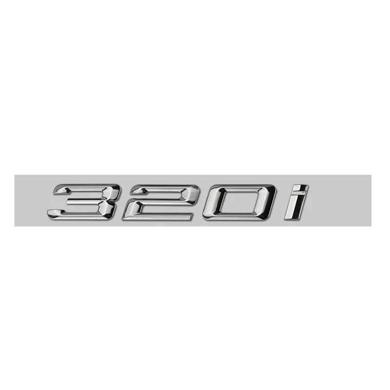 3D ABS значок для заднего багажника автомобиля 316i 318i 320i 325i 328i 330i 335i 330d 320d эмблема