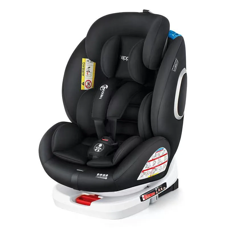 2022 New Sitting and Lying Can Be Debugged 360-degree Rotating Child Car Safety Seat 0-12 Years Old Baby Baby Reclining Seat