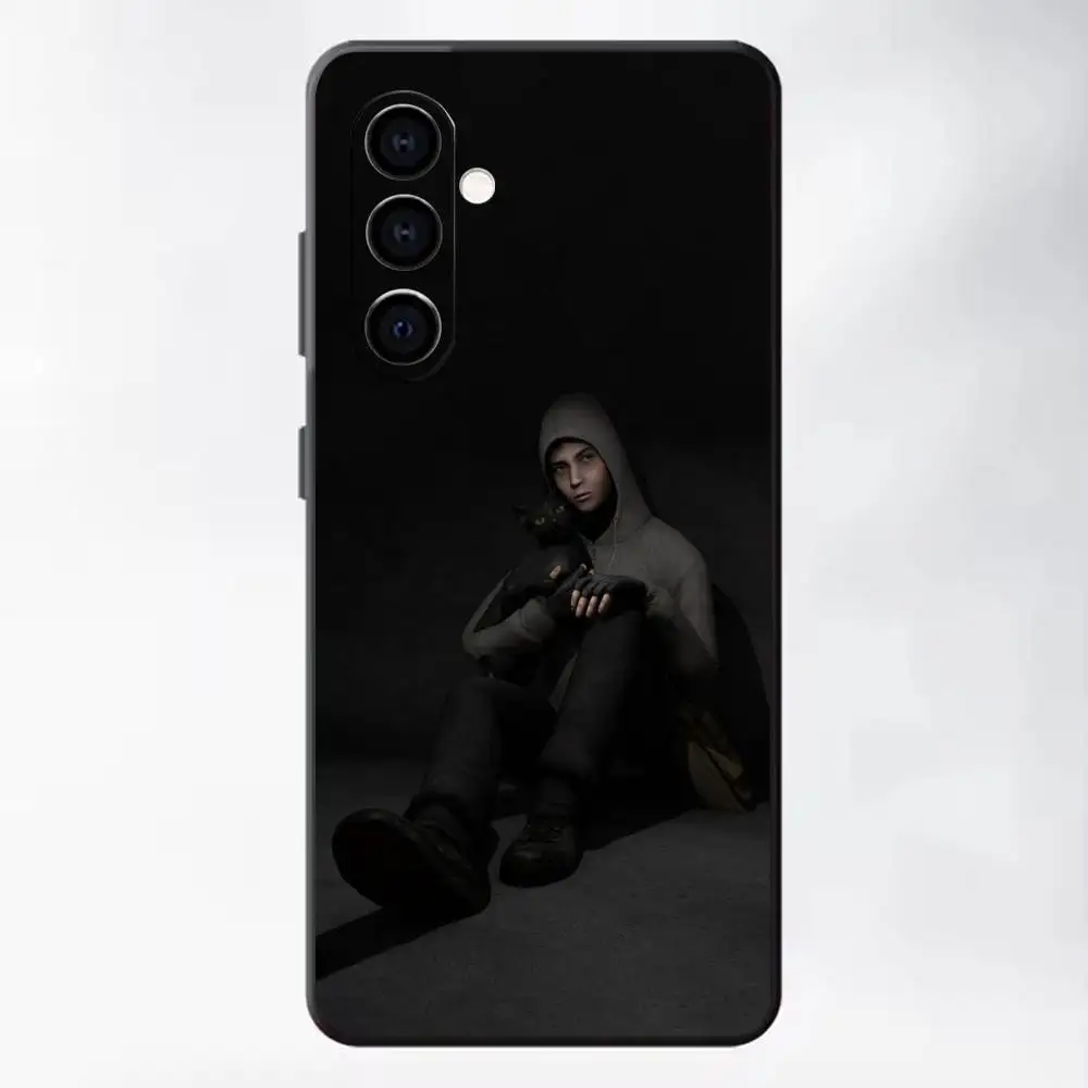 Фото Чехол для телефона Simon Henriksson Cry Of Fear для Samsung A73 20,21s,22,31,32,52,53,72, мягкий черный корпус №3