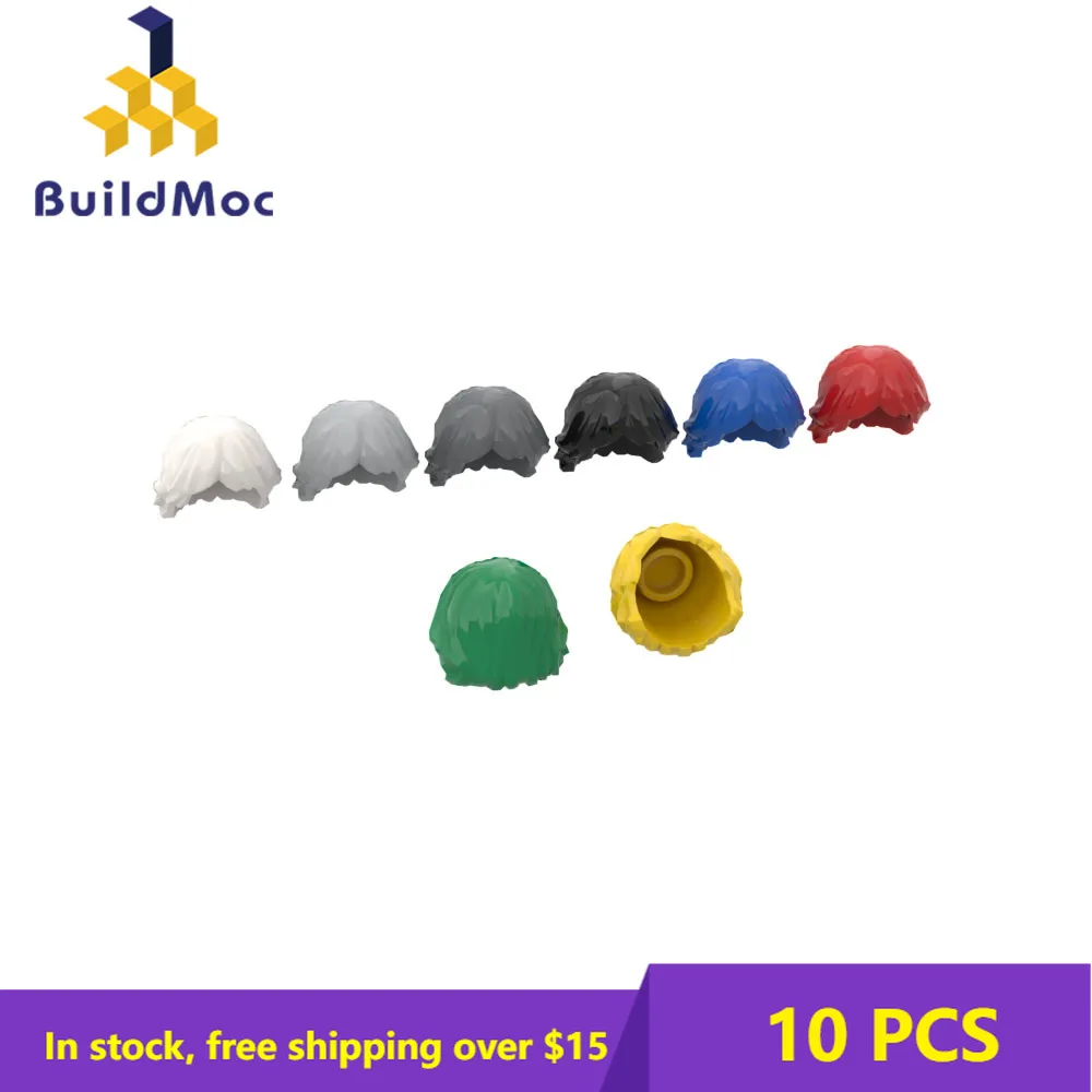 

10PCS MOC Bricks 92746 SKYWALKER-WIG For Building Blocks Parts DIY Construction Classic Brand gift Toys For Children