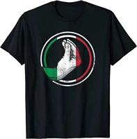 funny italy hand gesture italian flag t shirt premium cotton short sleeve o neck mens t shirt new s 3xl