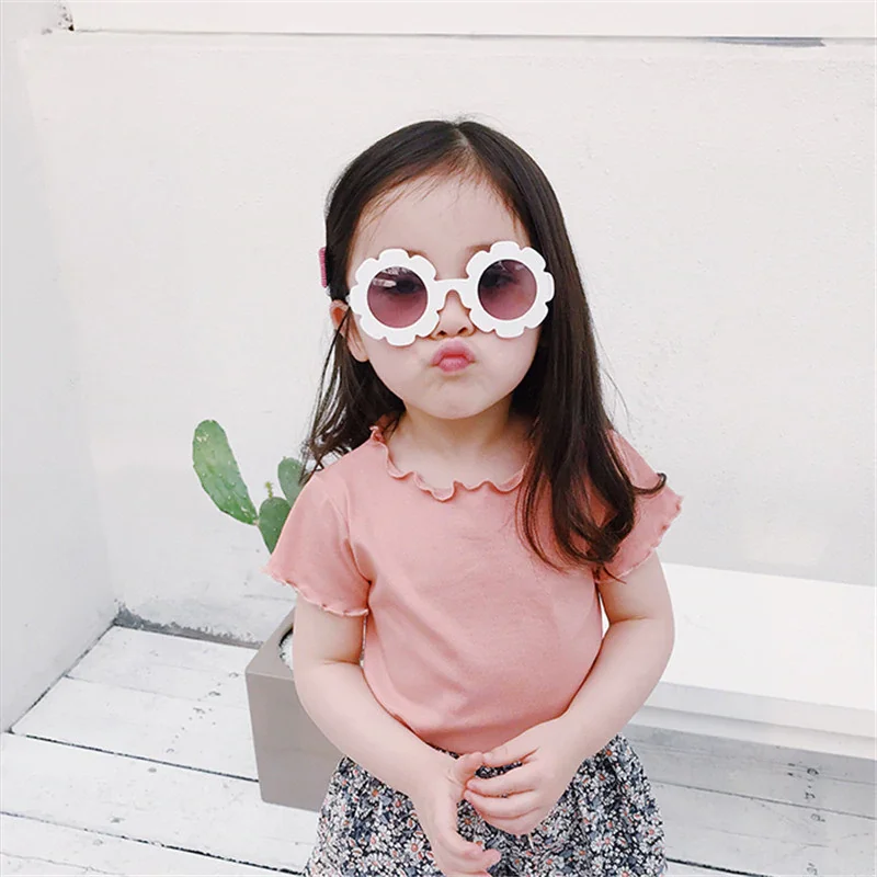 

Детские солнцезащитные очки в форме цветка круглые детские солнцезащитные очки Gafas UV400 детские солнцезащитные очки для девочек и мальчиков солнцезащитные очки 4,8