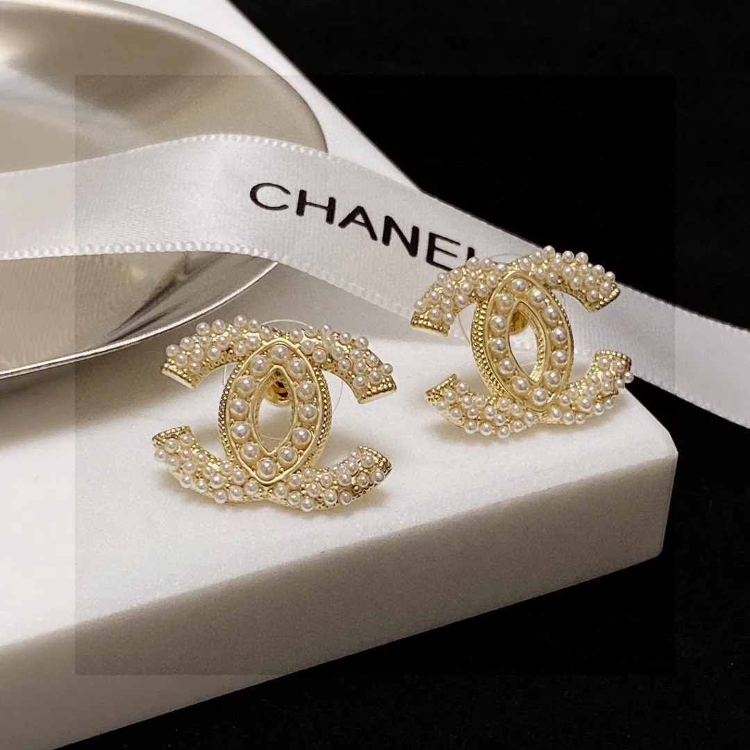 серьги Chanel Модные массивные серьга с для женщин женская свадебная Повседневная