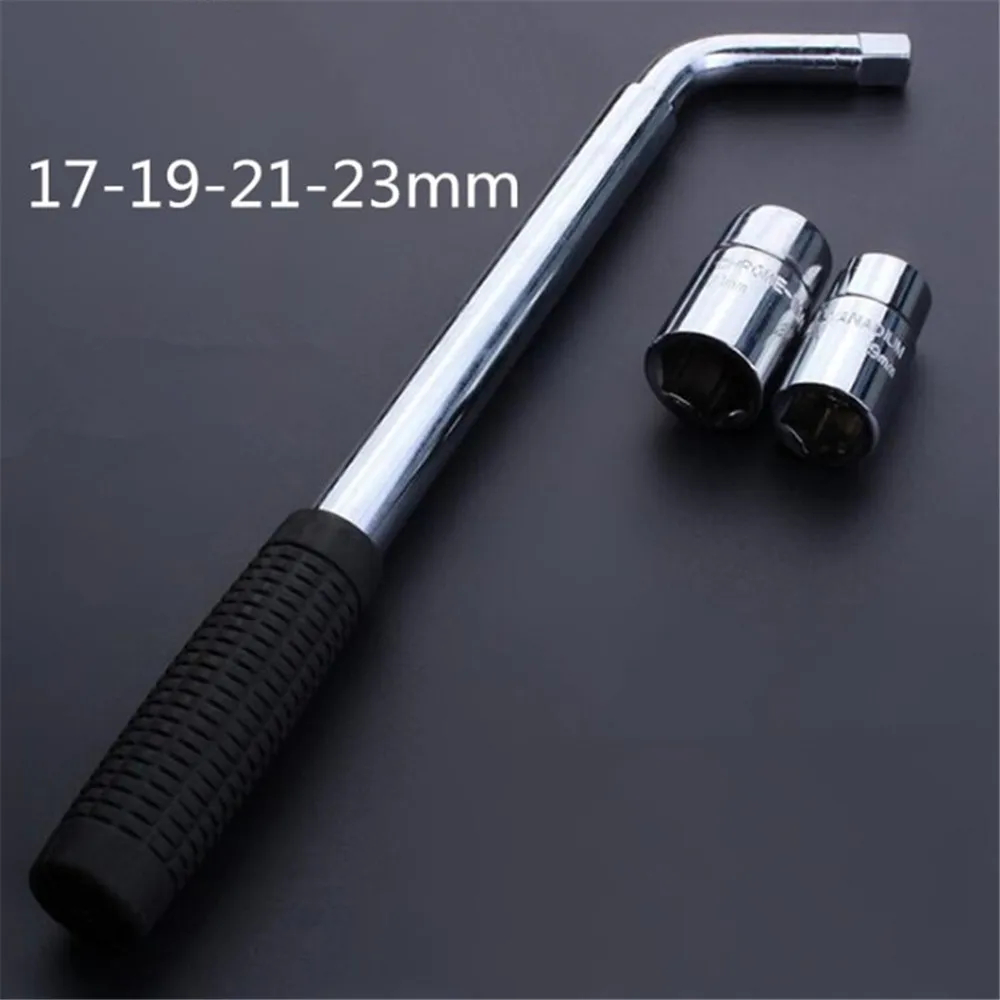 

17/19 21/23mm Telescoping Lug Wrench Spanner Lug Wheel Wrench Vehicle Replace Parts Tool with Sockets Wrench Car Repair Tools