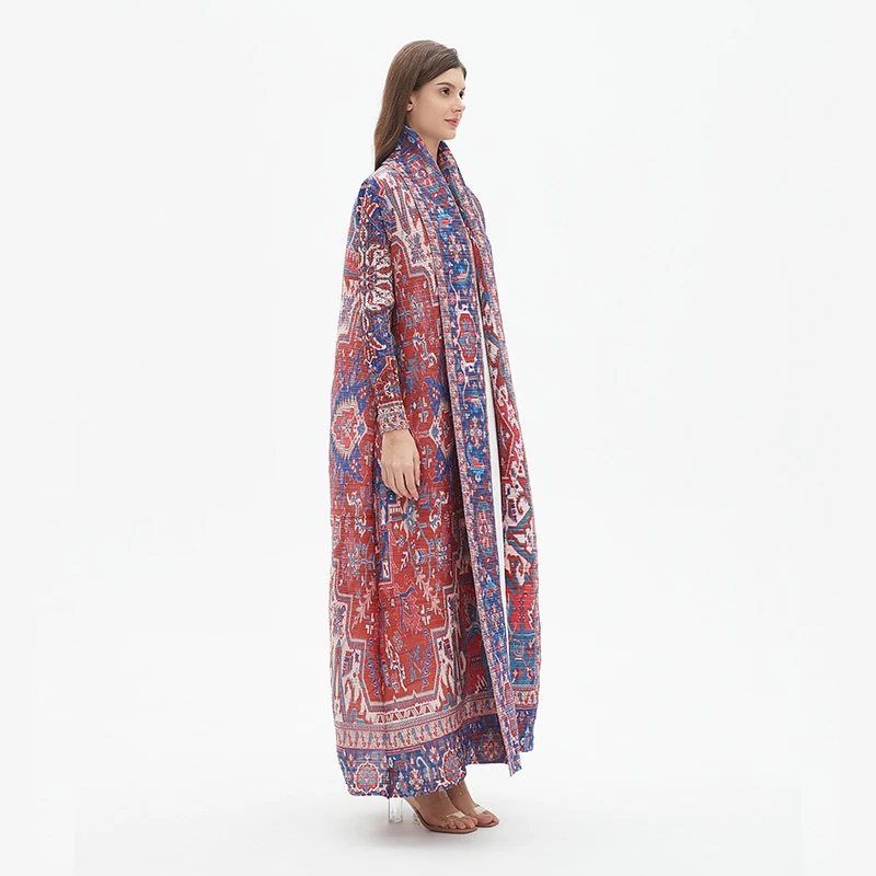 Женское Плиссированное пальто с длинным рукавом оригинальный дизайнерский