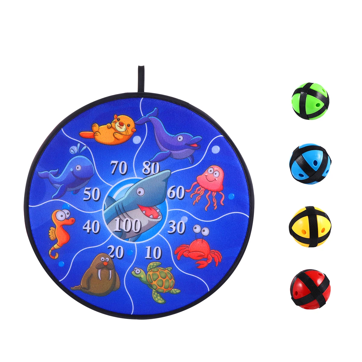 

1 Set Sticky Target Practical Cloth Art Throwing Darts Kids Gift