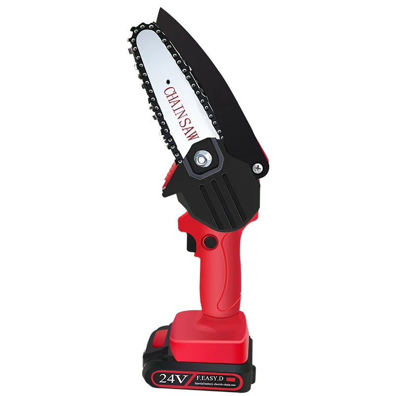 Mini Lithium Electric Chainsaw Rechargeable Small One Hand Logging Pruning Garden Tools Chainsaw Tools 전동전지가위고지톱전동톱greenworks